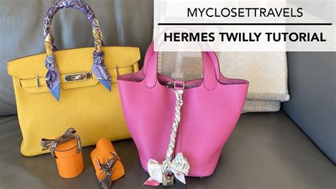 hermes twillies on purses